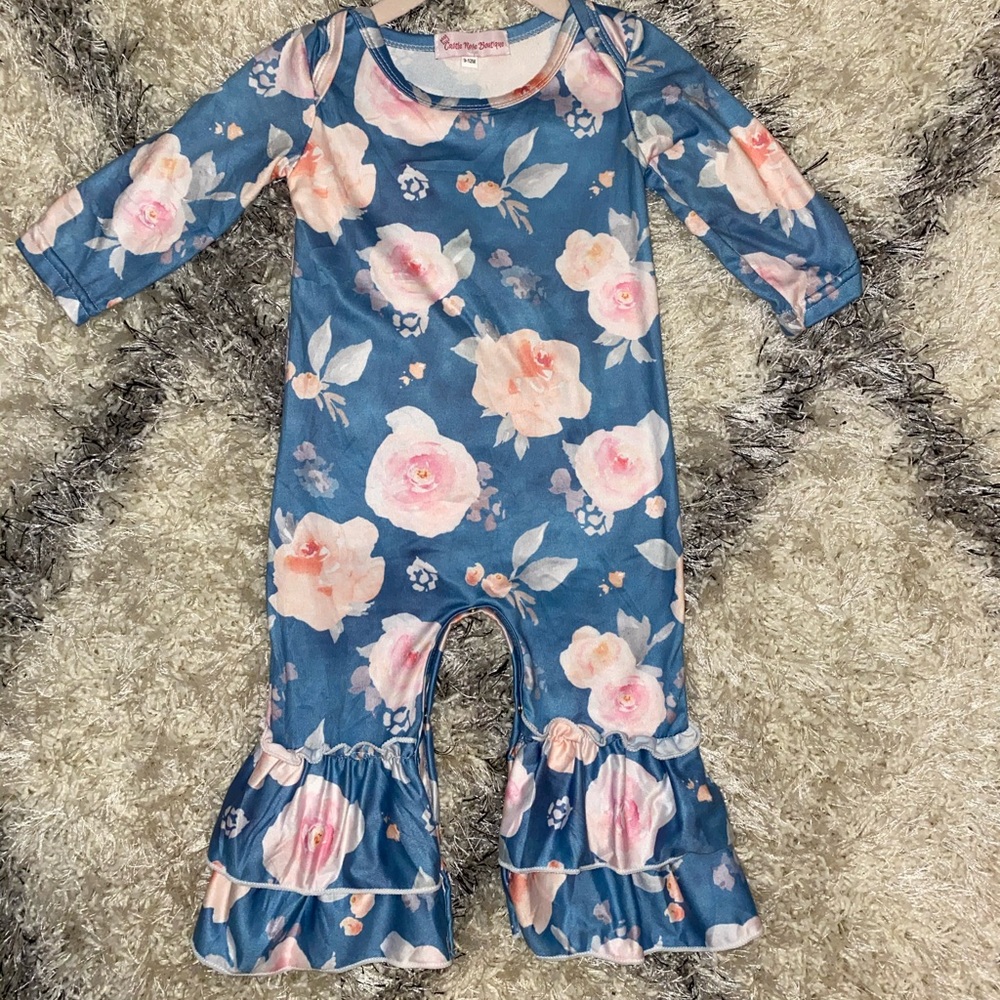 Castle Rose Boutique 9-12m Romper